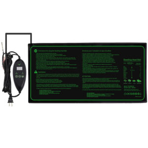Color: 20x10in digital display model, style: US – Seedling Heating Mat Waterproof Plant Seed Germination